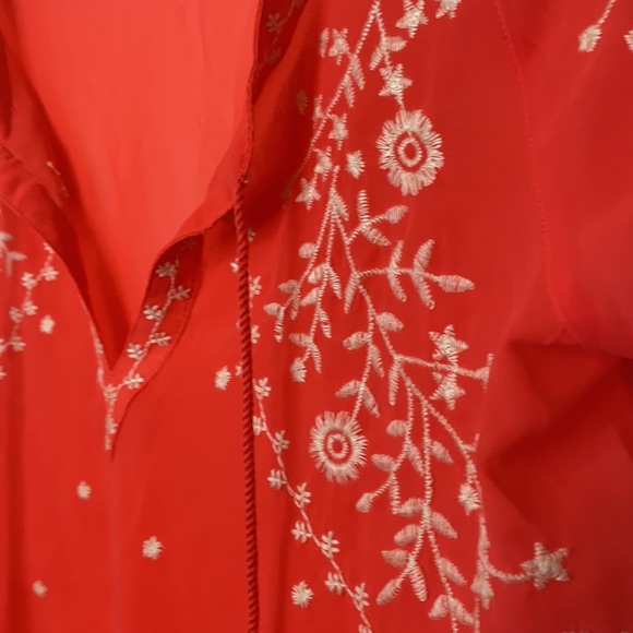 American eagle outfitters women’s blouse hot pink - Picture 2 of 4